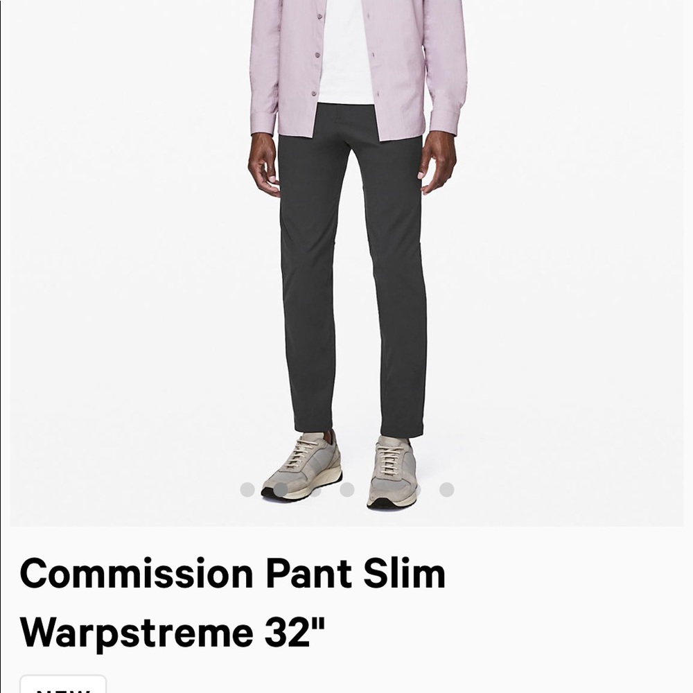 LNWOT - Men’s Lululemon Commission Pant Slim 32”